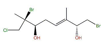 (2R,3E,6R,7S)-1,7-Dibromo-8-chloro-3,7-dimethyl-3-octene-2,6-diol